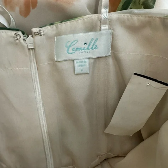 Floral tie neck halter dress - Picture 12 of 12